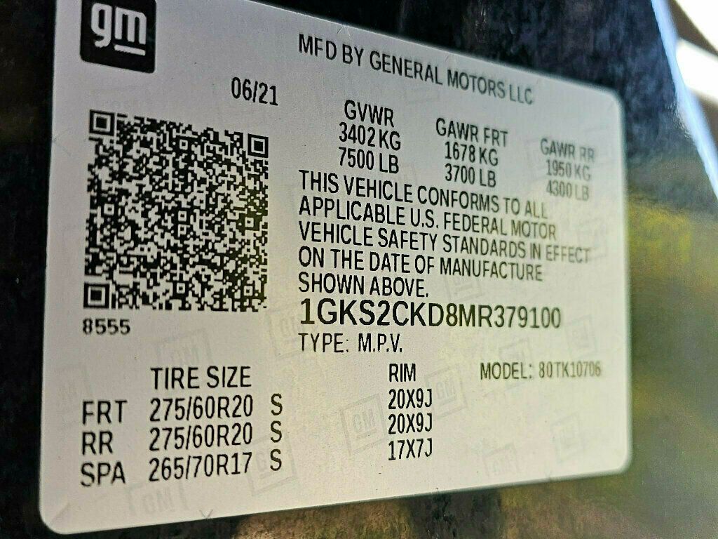 2021 GMC Yukon 4WD 4dr AT4 - 22928278 - 44