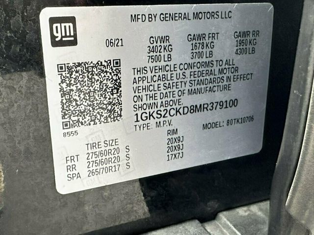 2021 GMC Yukon 4WD 4dr AT4 - 22928278 - 45