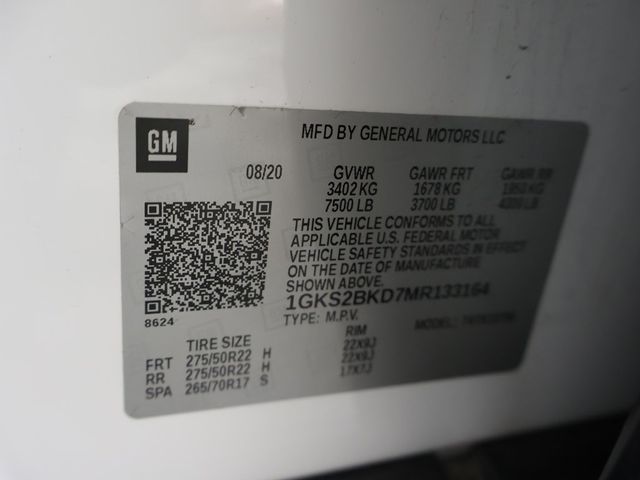 2021 GMC Yukon 4WD 4dr SLT - 22951383 - 73