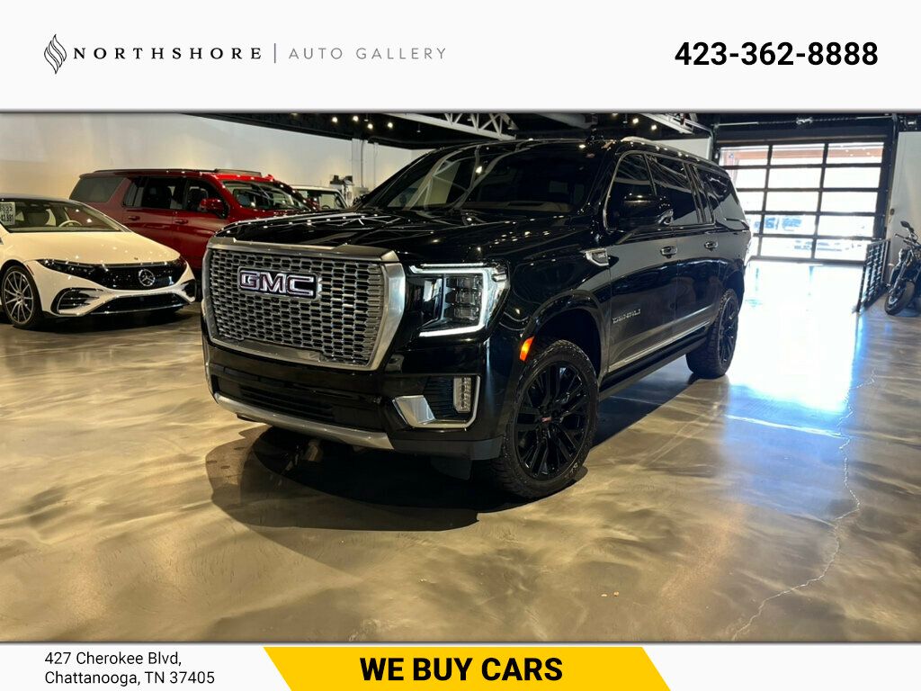 2021 GMC Yukon XL LocalTrade/DenaliPremiumPkg/4WD/AdapCruise/PanoRoof/NAV/360Cam - 22681915 - 0