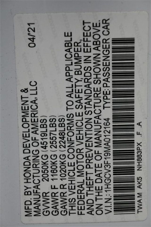 2021 Honda Accord Hybrid Sedan - 22969870 - 8