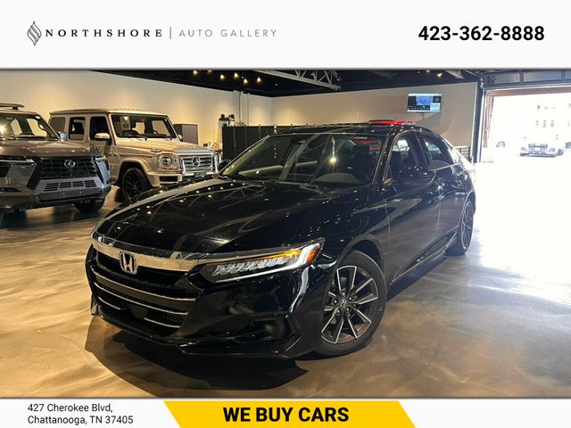 2021 Honda Accord Sedan EX-L/HtdSeats/MoonRoof/8WayPwrSeats/RearCam/AdapCruise/Carplay - 22995302 - 0