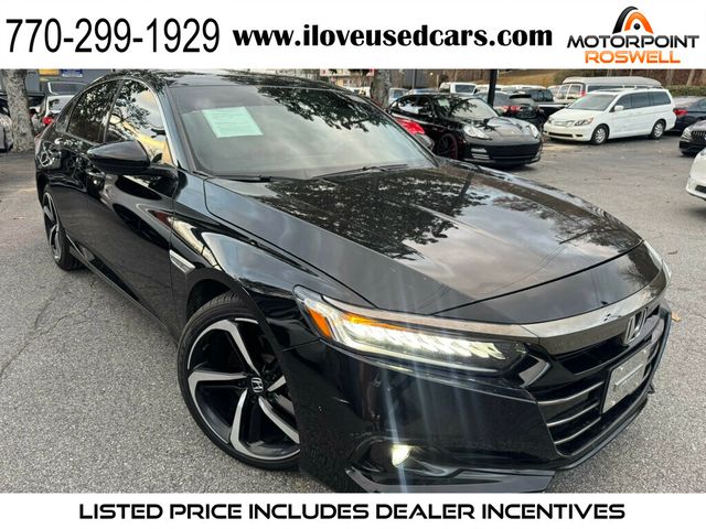 2021 Honda Accord Sedan Sport 1.5T CVT - 22691835 - 0