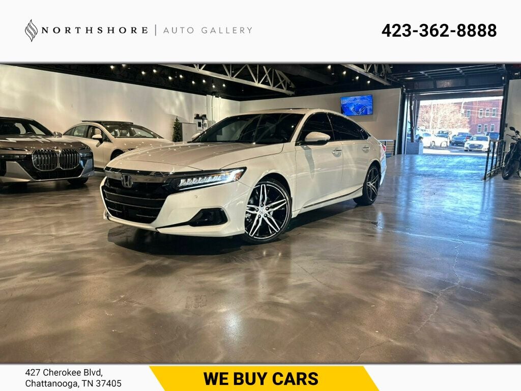 2021 Honda Accord Sedan Touring/2.0T/Htd&CldSeats/SunRoof/AppleCarplay/AdapCruise/NAV - 22759636 - 0