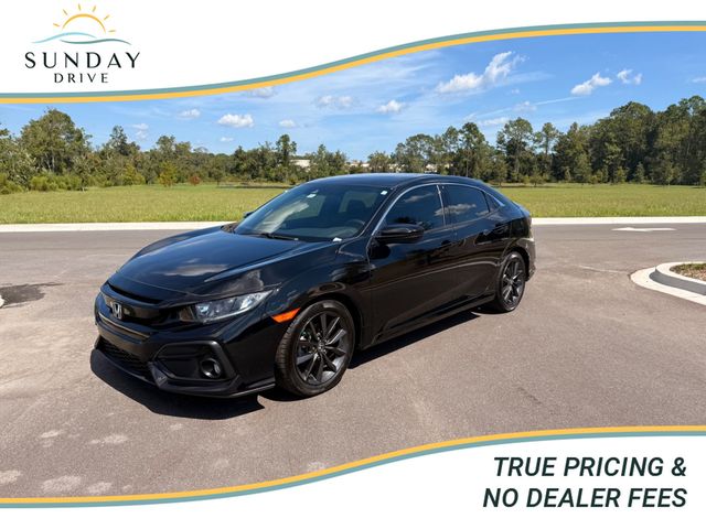2021 Honda Civic Hatchback EX CVT - 23088577 - 0