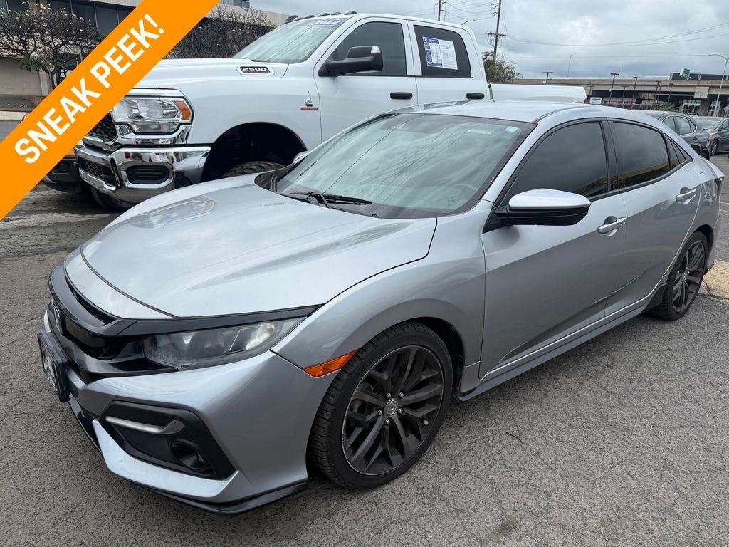 2021 Honda Civic Hatchback Sport CVT - 22993828 | Video 1