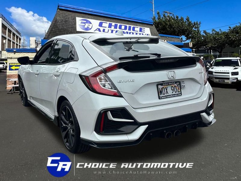 2021 Honda Civic Hatchback Sport CVT - 23034272 - 4