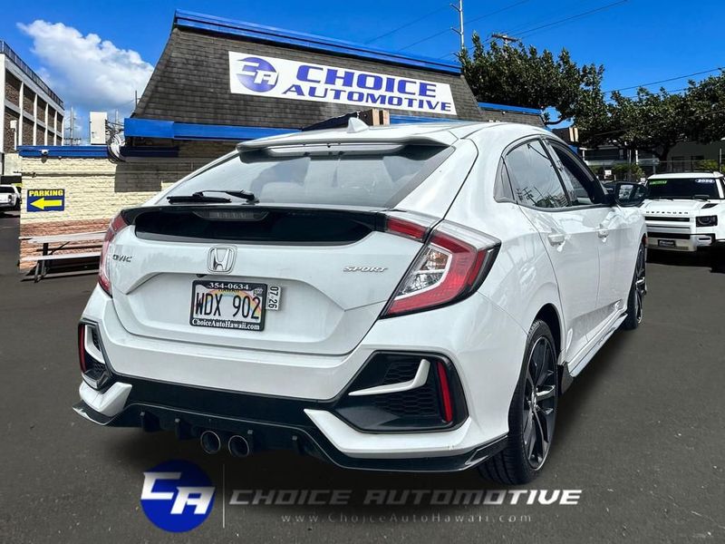 2021 Honda Civic Hatchback Sport CVT - 23034272 - 6