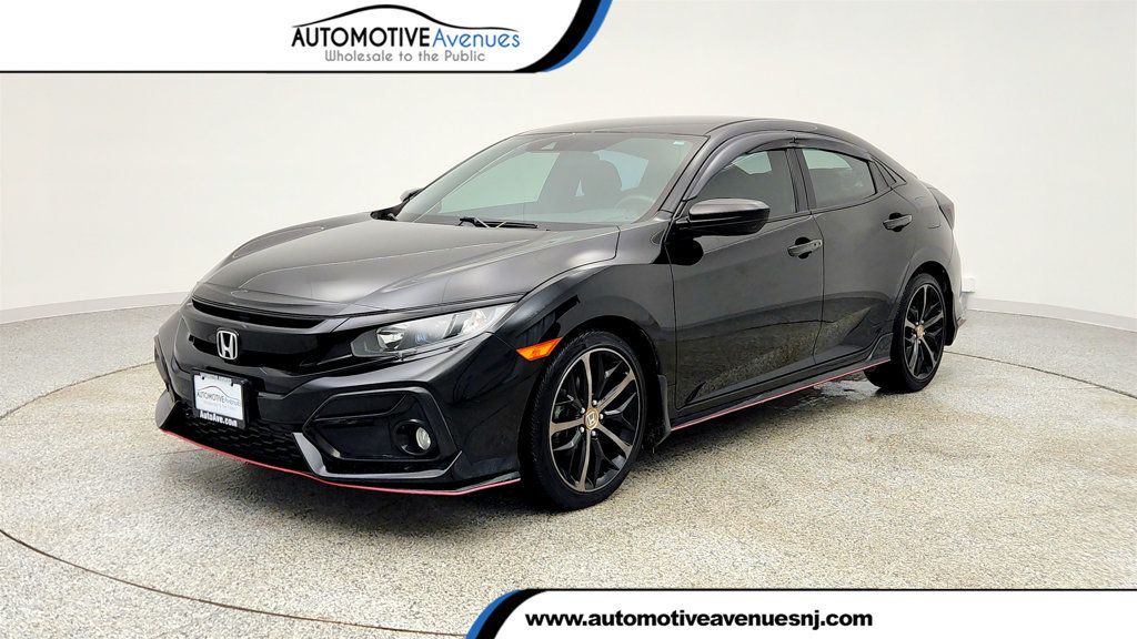 2021 Honda Civic Hatchback Sport CVT - 22978851 | Video 1