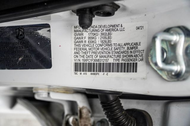 2021 Honda Civic Sedan EX CVT - 23071055 - 39