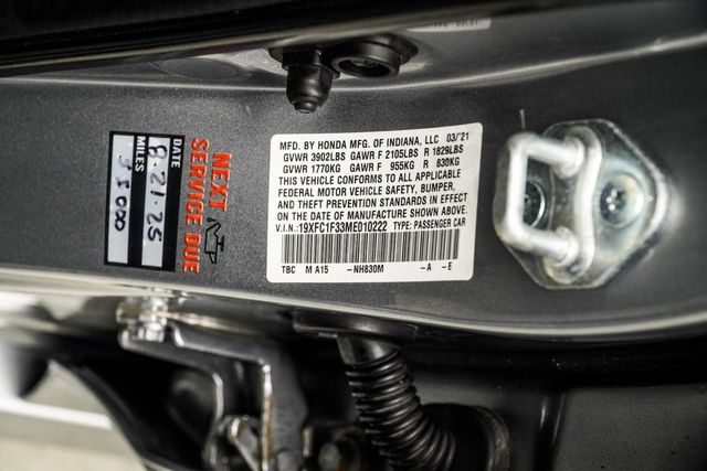 2021 Honda Civic Sedan EX CVT - 22986965 - 36