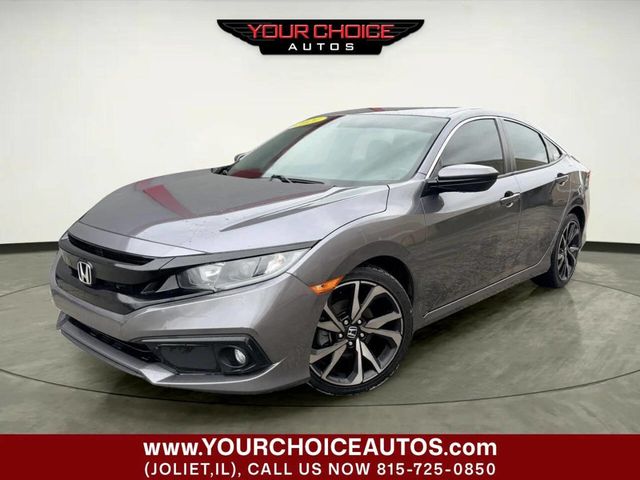 2021 Honda Civic Sedan Sport CVT - 23012854 - 0