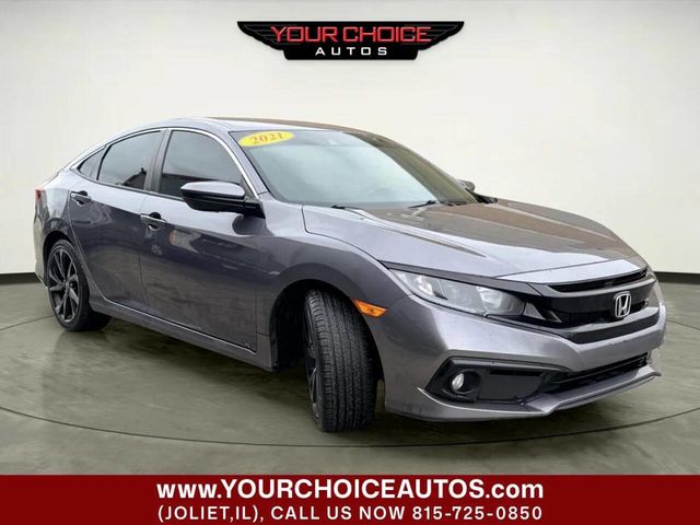 2021 Honda Civic Sedan Sport CVT - 23012854 - 9