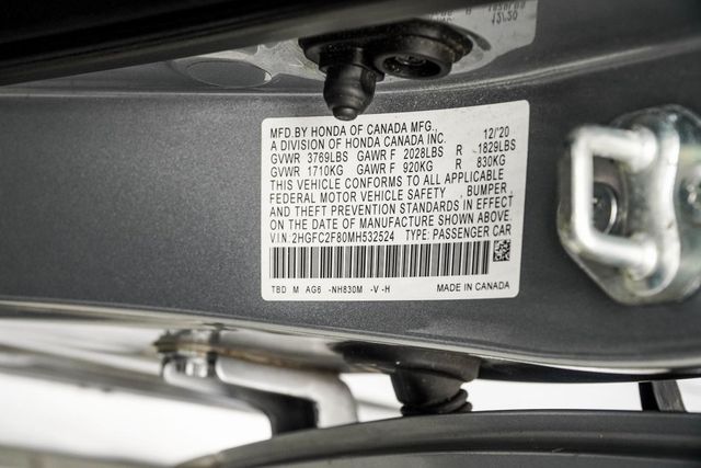 2021 Honda Civic Sedan Sport CVT - 22885942 - 33