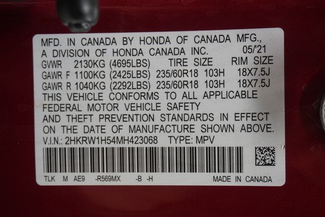 2021 Honda CR-V EX 2WD - 23041091 - 22