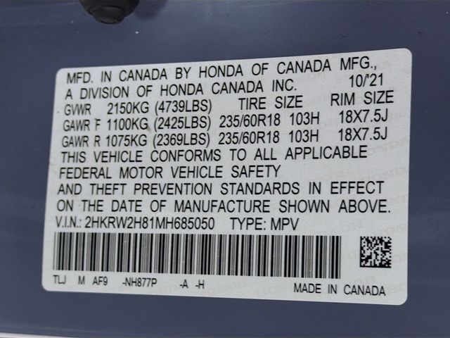 2021 Honda CR-V EX-L AWD - 22993415 - 37