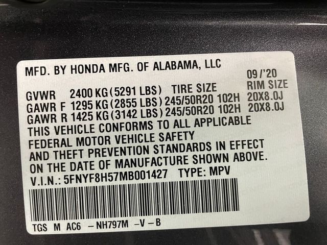 2021 Honda Passport EX-L AWD - 22948080 - 49