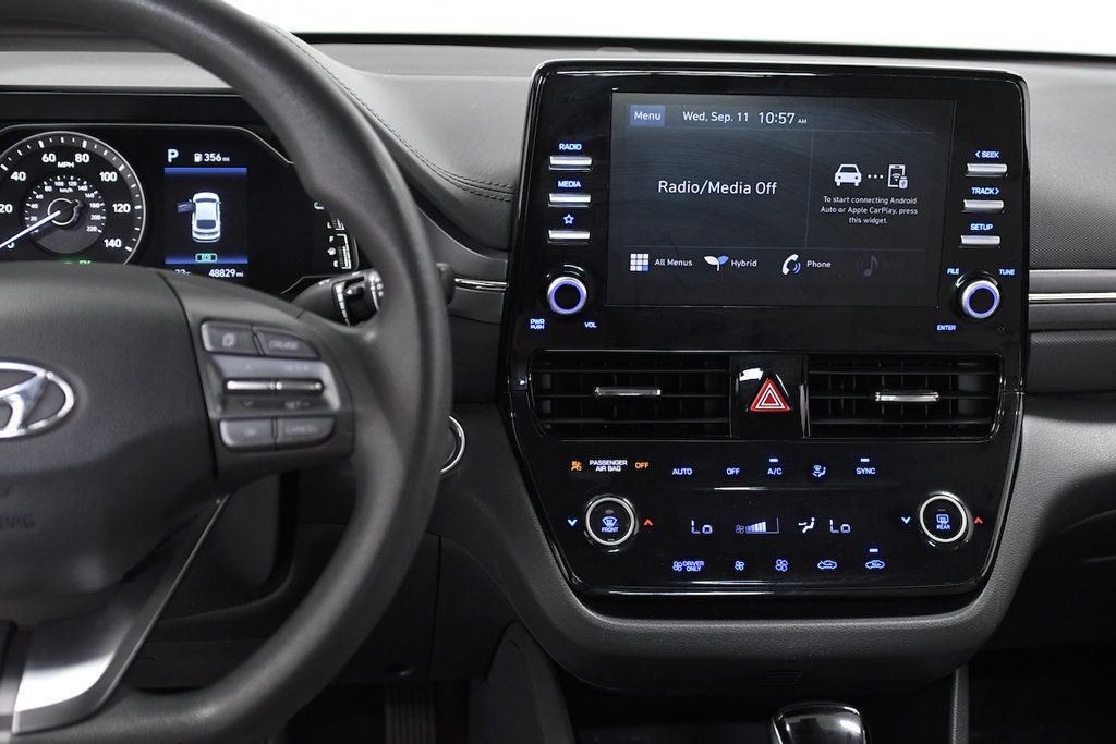 2021 Hyundai Ioniq Hybrid Blue Hatchback - 22593071 - 22