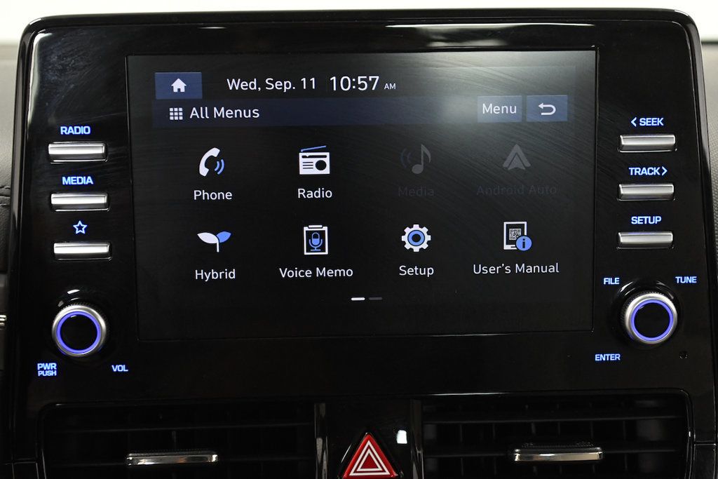 2021 Hyundai Ioniq Hybrid Blue Hatchback - 22593071 - 25