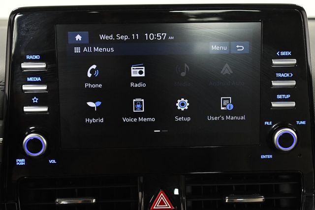 2021 Hyundai Ioniq Hybrid Blue Hatchback - 22593071 - 25