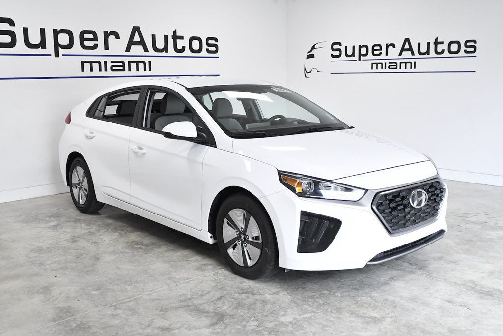 2021 Hyundai Ioniq Hybrid Blue Hatchback - 22593071 - 2