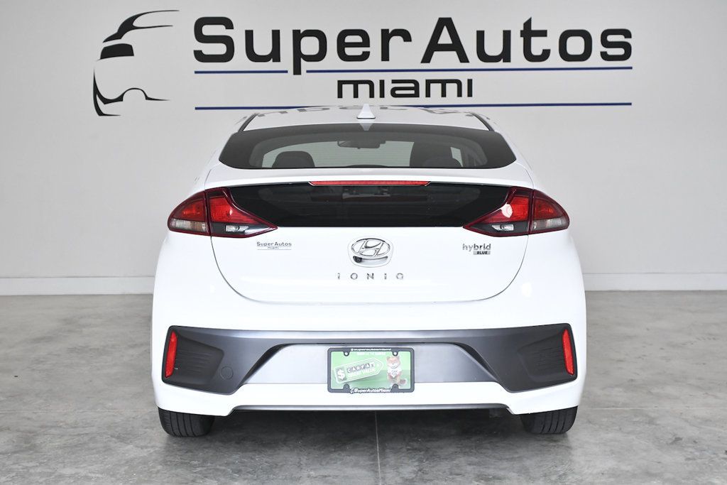 2021 Hyundai Ioniq Hybrid Blue Hatchback - 22593071 - 4