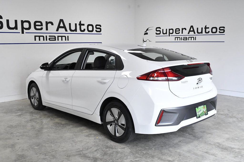 2021 Hyundai Ioniq Hybrid Blue Hatchback - 22593071 - 5
