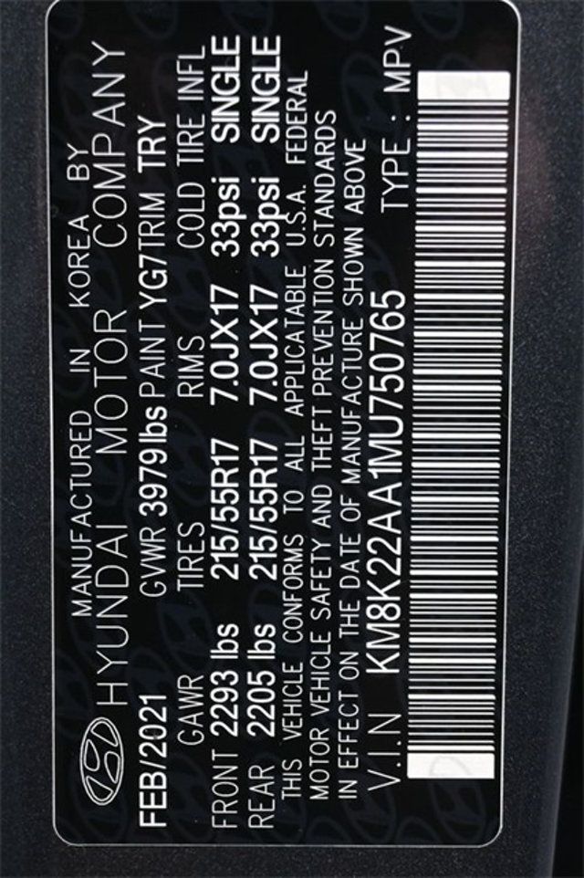 2021 Hyundai Kona SEL Automatic FWD - 22968316 - 8