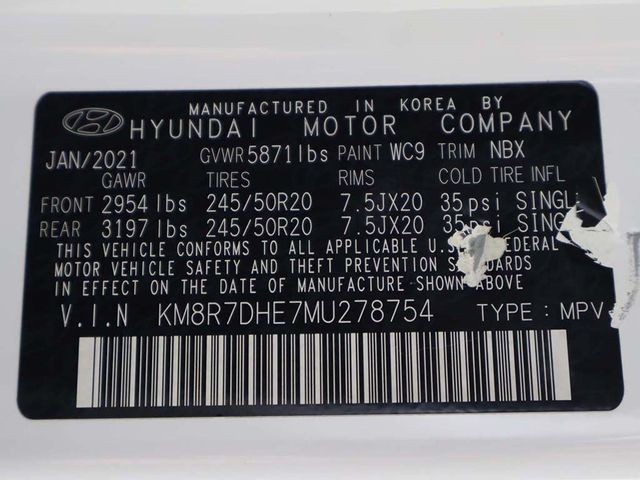 2021 Hyundai Palisade Calligraphy AWD - 23002871 - 71