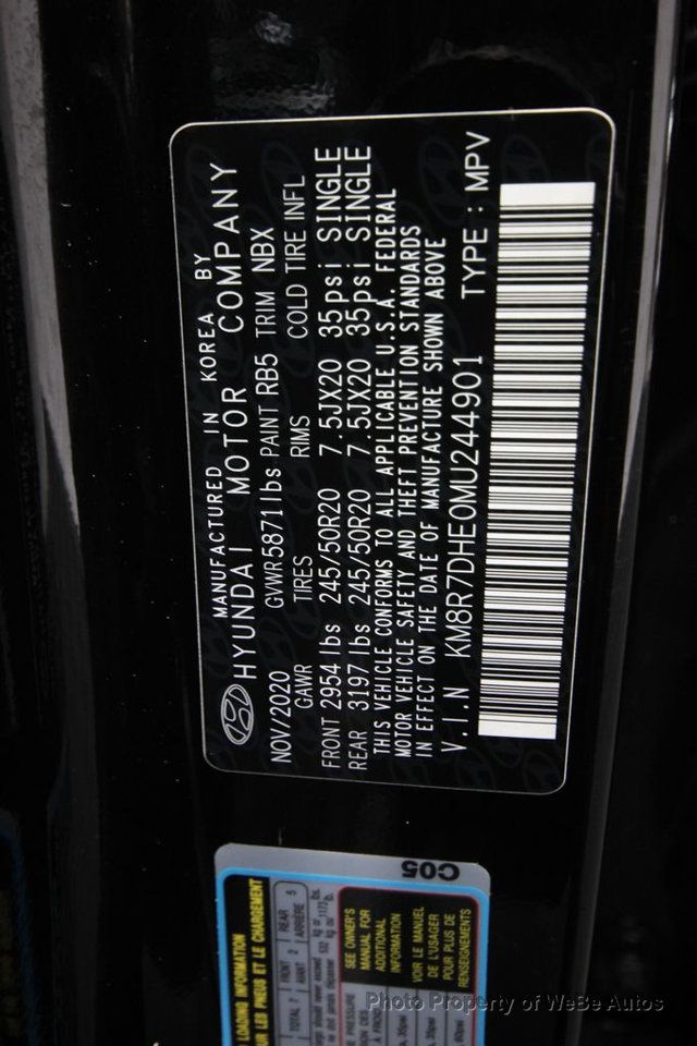 2021 Hyundai Palisade Calligraphy AWD - 23044227 - 40