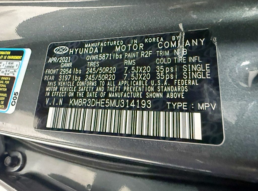 2021 Hyundai Palisade SEL AWD - 22939675 - 62