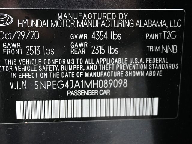 2021 Hyundai Sonata SE 2.5L - 22971057 - 3