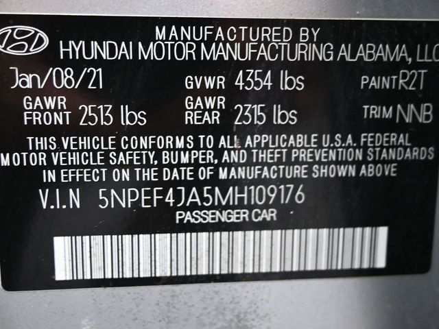 2021 Hyundai Sonata SEL 2.5L - 22993165 - 3