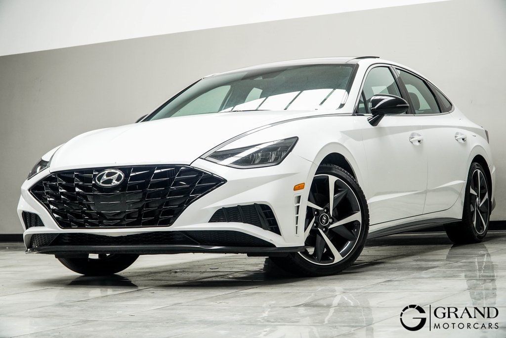 Used 2021 Hyundai Sonata SEL Plus with VIN 5NPEJ4J20MH080872 for sale in Kennesaw, GA