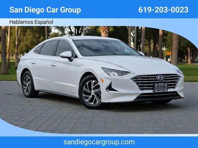 2021 Hyundai Sonata Hybrid Blue 2.0L - 22975186 - 0