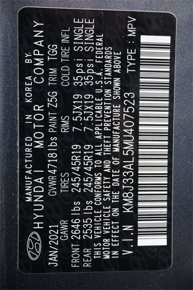 2021 Hyundai Tucson Sport FWD - 22974700 - 8