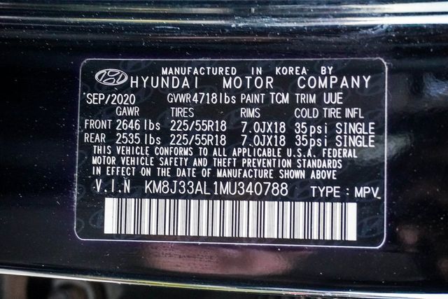 2021 Hyundai Tucson Ultimate FWD - 22944478 - 31
