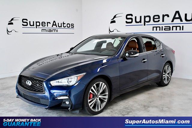 2021 INFINITI Q50 3.0t SENSORY AWD - 22200274 - 0