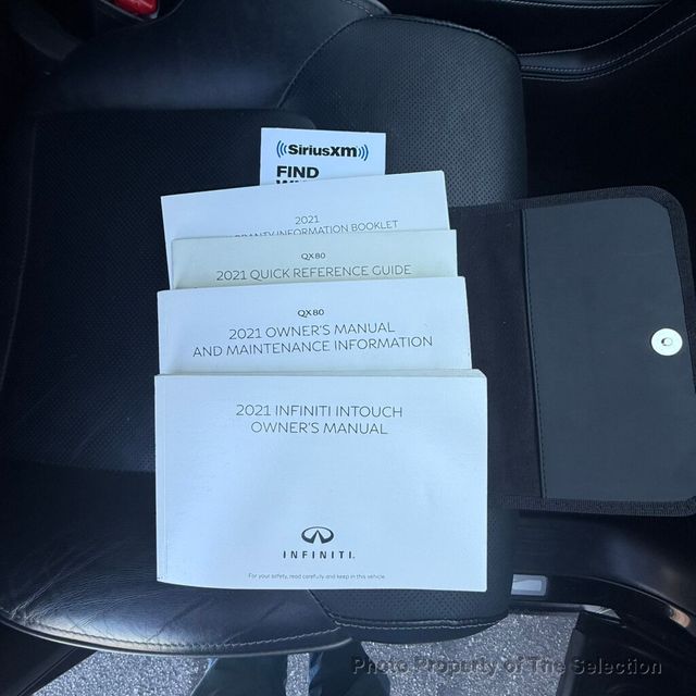2021 INFINITI QX80 LUXE AWD W/LANE KEEPING ASSIST, APPLE CARPLAY/ANDROID AUDIO - 23009550 - 63