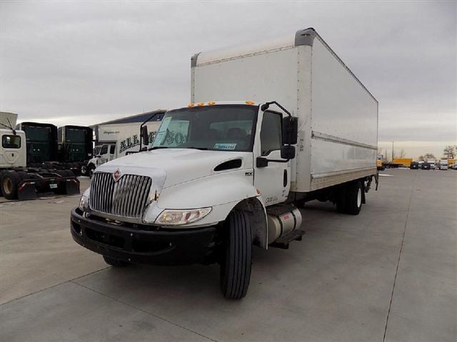 2021 International MV607 w/ 26ft Dry Freight Moving Box Truck w/ Lift Gate - 23012927 - 2