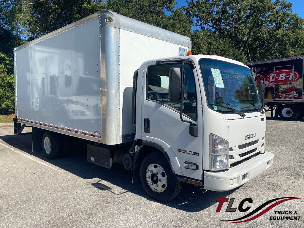 2021 Isuzu NPR HD 16ft Box Truck Dry Cargo Truck w/ Ramp Not Specified ...