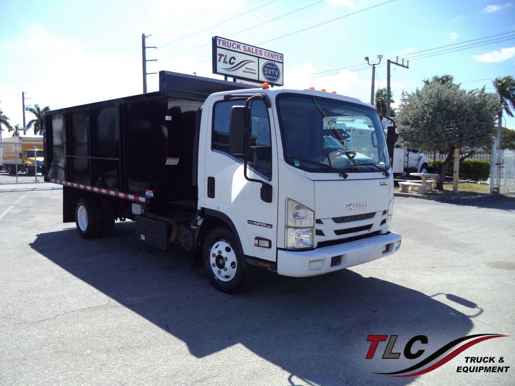 2021 Isuzu NPR HD w/ New 15ft Landscape Body Steel Dump Truck - 22991291 | Video 1