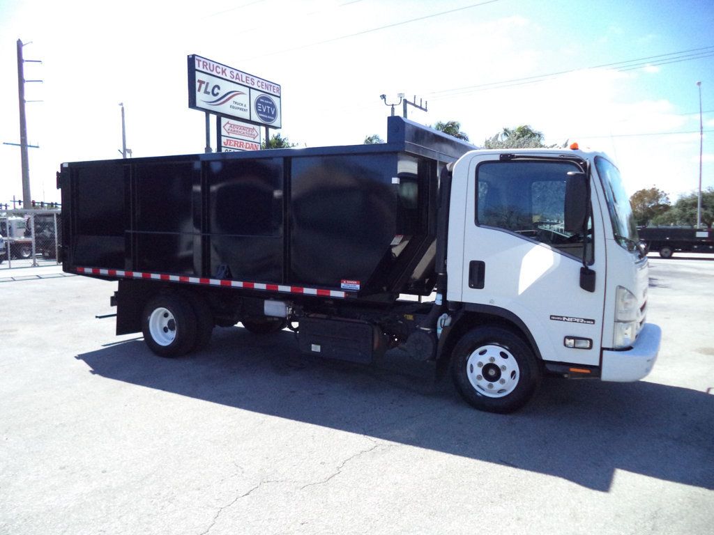 2021 Isuzu NPR HD w/ New 15ft Landscape Body Steel Dump Truck - 22991291 - 10