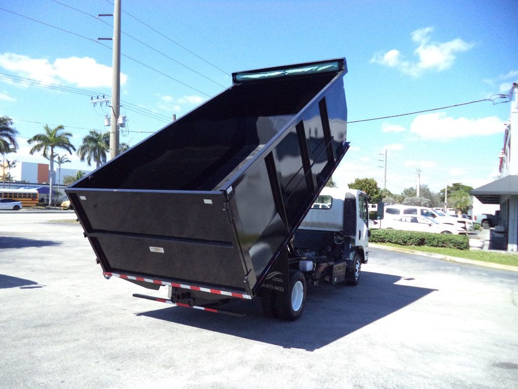 2021 Isuzu NPR HD w/ New 15ft Landscape Body Steel Dump Truck - 22991291 - 16