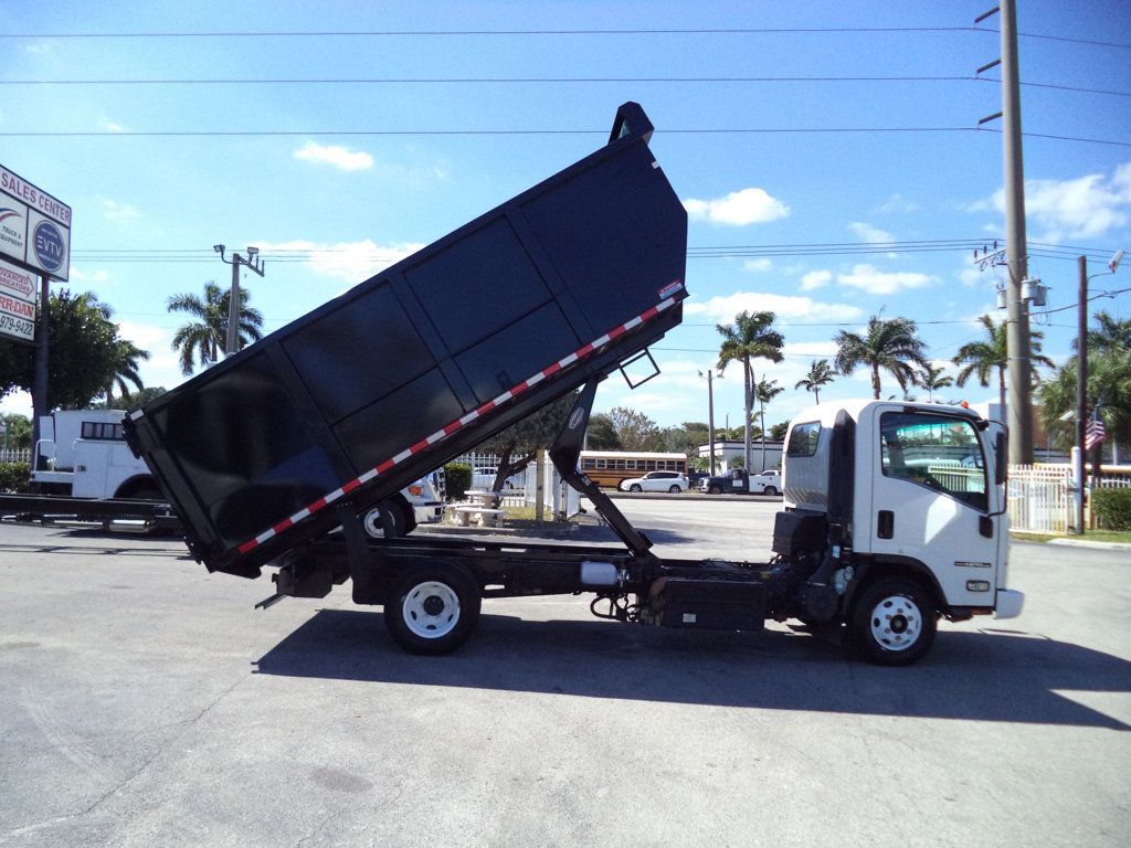 2021 Isuzu NPR HD w/ New 15ft Landscape Body Steel Dump Truck - 22991291 - 17