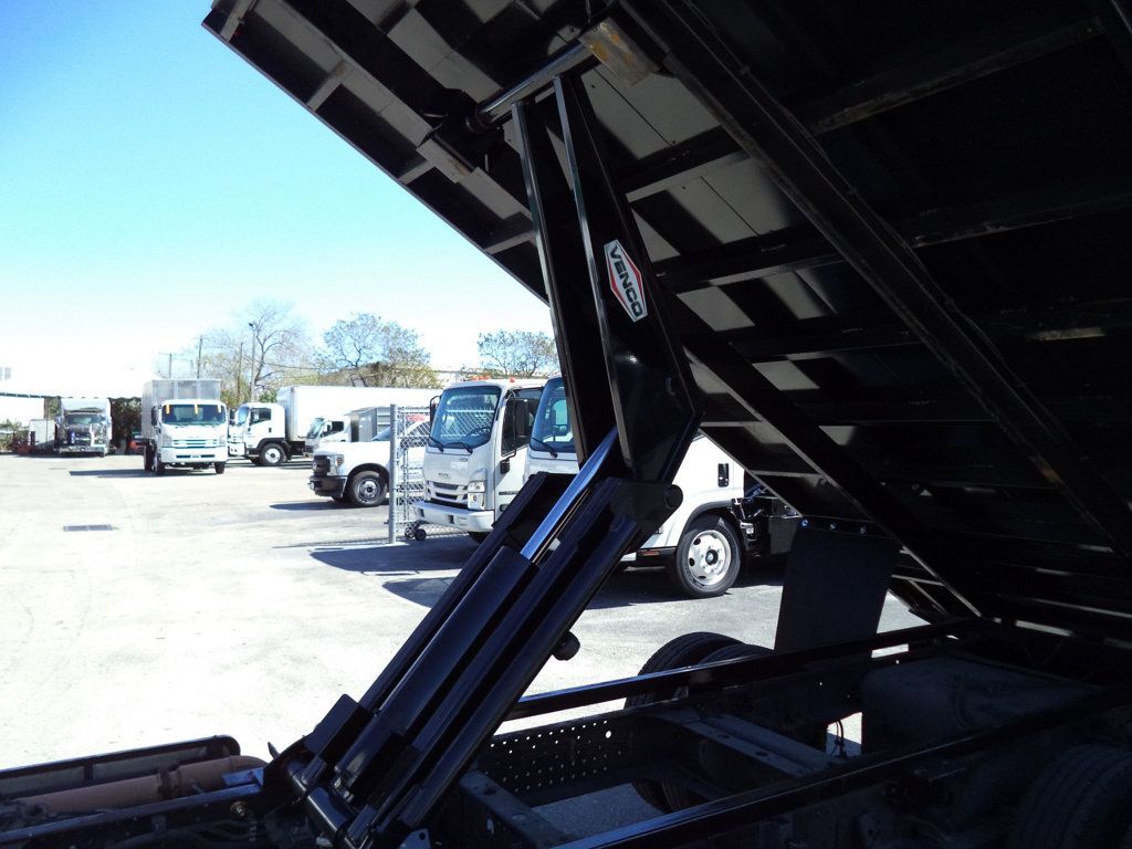 2021 Isuzu NPR HD w/ New 15ft Landscape Body Steel Dump Truck - 22991291 - 26