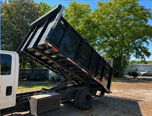 2021 Isuzu NPR HD CREW Gas w/ 16ft Landscape Body Steel Dump Truck - 23033755 - 1