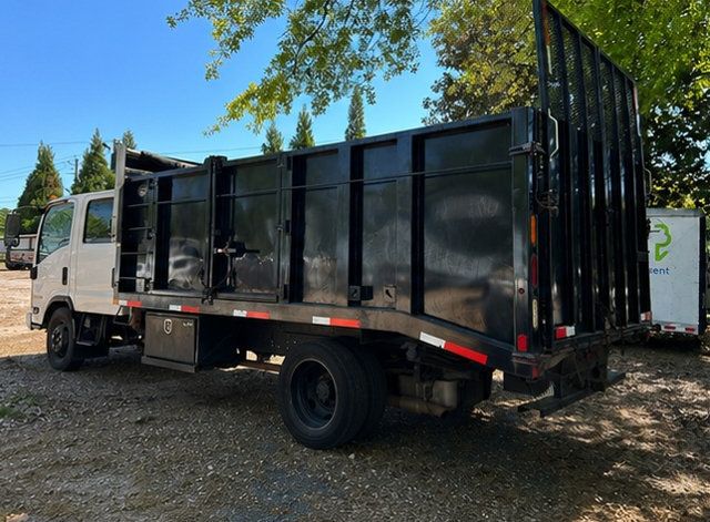 2021 Isuzu NPR HD CREW Gas w/ 16ft Landscape Body Steel Dump Truck - 23033755 - 2
