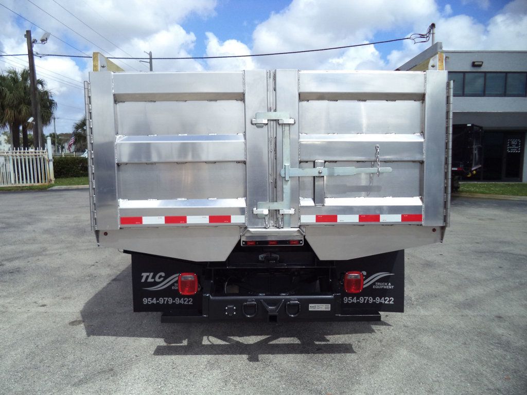 2021 Isuzu NPR HD Gas w/ New 14ft Landscape Body Aluminum Dump Truck - 22999104 - 9