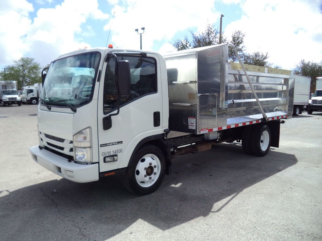 2021 Isuzu NPR HD Gas w/ New 14ft Landscape Body Aluminum Dump Truck - 22999104 - 14